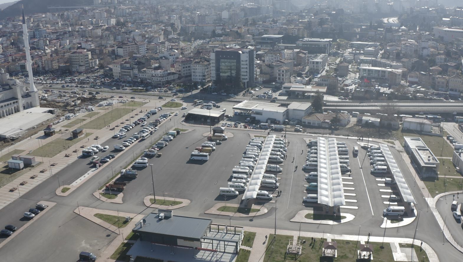 trabzonda dolmuslar yeni yerine tasiniyor 1