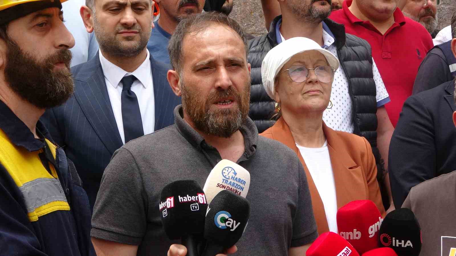 trabzonda madencilerin maas protestosu 1