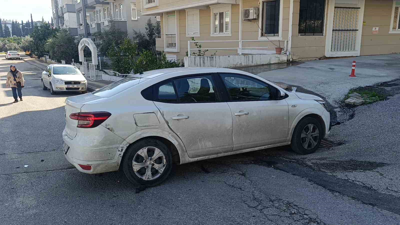 trafik kazasinda 9 aylik bebek hastaneye kaldirildi 1