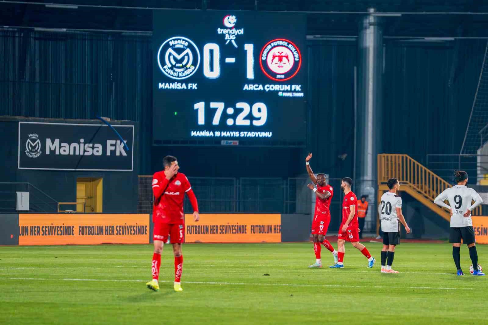 trendyol 1 lig manisa fk 0 corum fk 1 5
