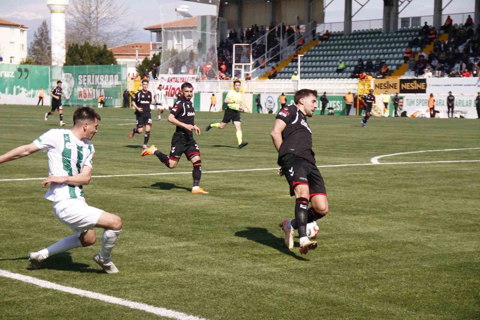 trendyol 1 lig serikspor 0 sivasspor 1 1