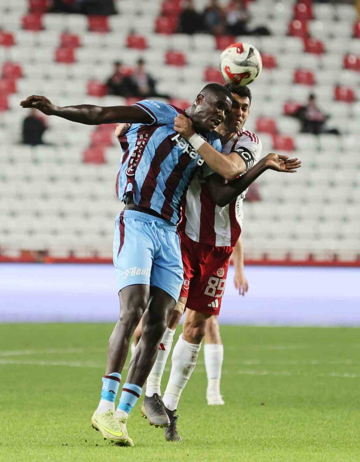 trendyol super lig antalyaspor 1 trabzonspor 0 ilk yari 23 blLVLSVE