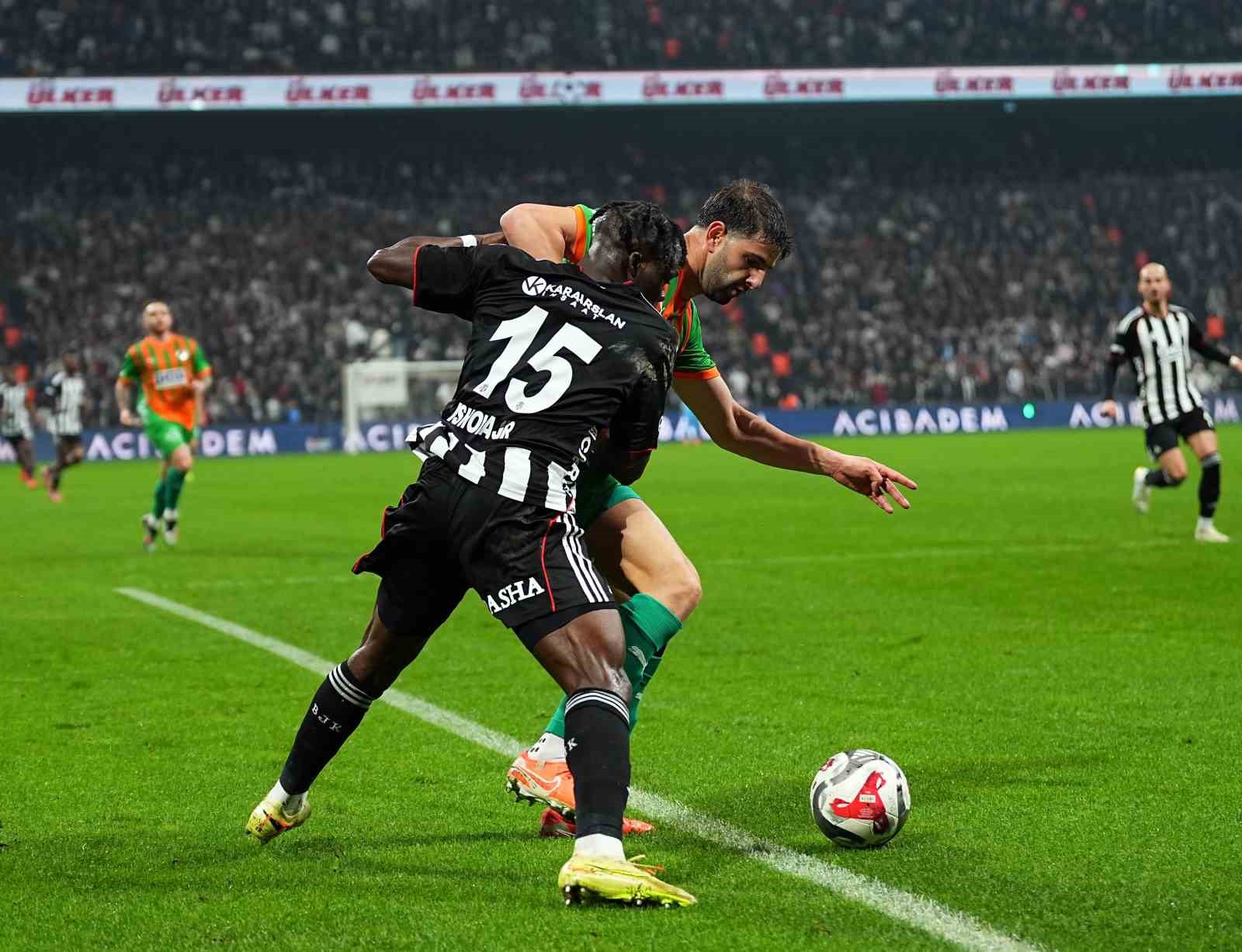 trendyol super lig besiktas 1 corendon alanyaspor 2 ilk yari 11