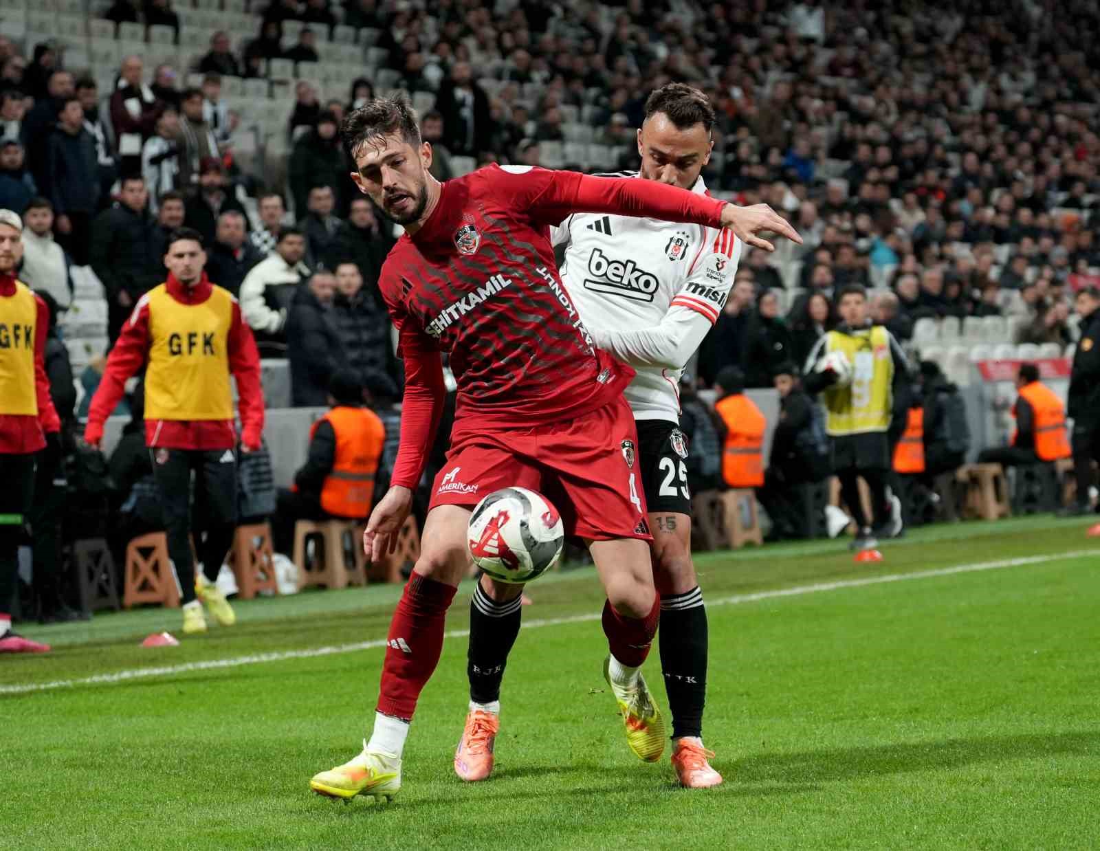 Trendyol Süper Lig: Beşiktaş: 1 - Gaziantep FK: 1 (İlk yarı) 31 trendyol super lig besiktas 1 gaziantep fk 1 ilk yari 27 lVOYfv8N