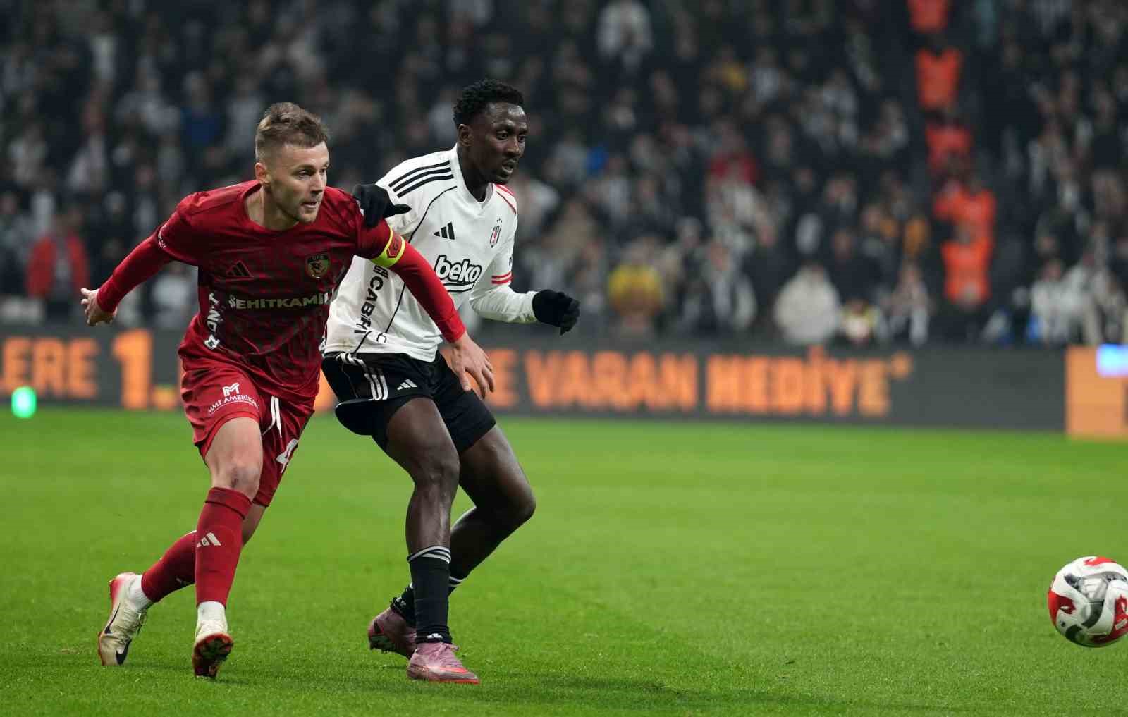 Trendyol Süper Lig: Beşiktaş: 1 - Gaziantep FK: 1 (İlk yarı) 12 trendyol super lig besiktas 1 gaziantep fk 1 ilk yari 8