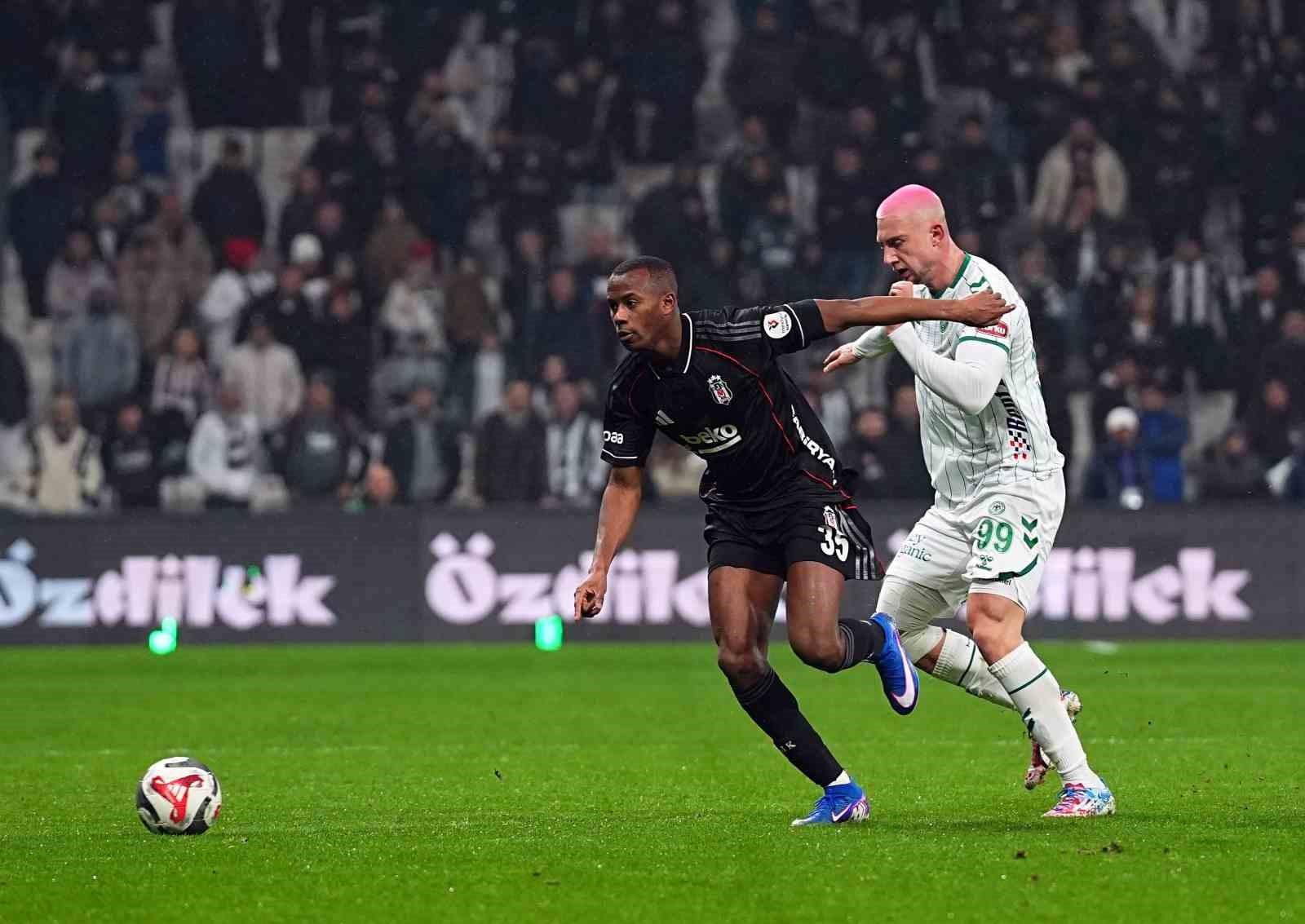 trendyol super lig besiktas 1 konyaspor 1 ilk yari 10