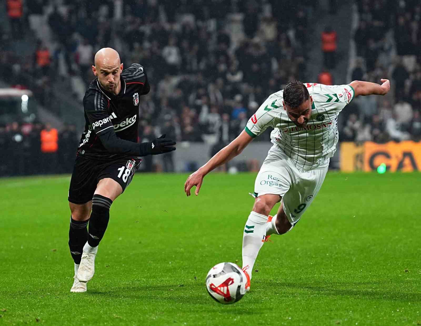 trendyol super lig besiktas 1 konyaspor 1 ilk yari 2