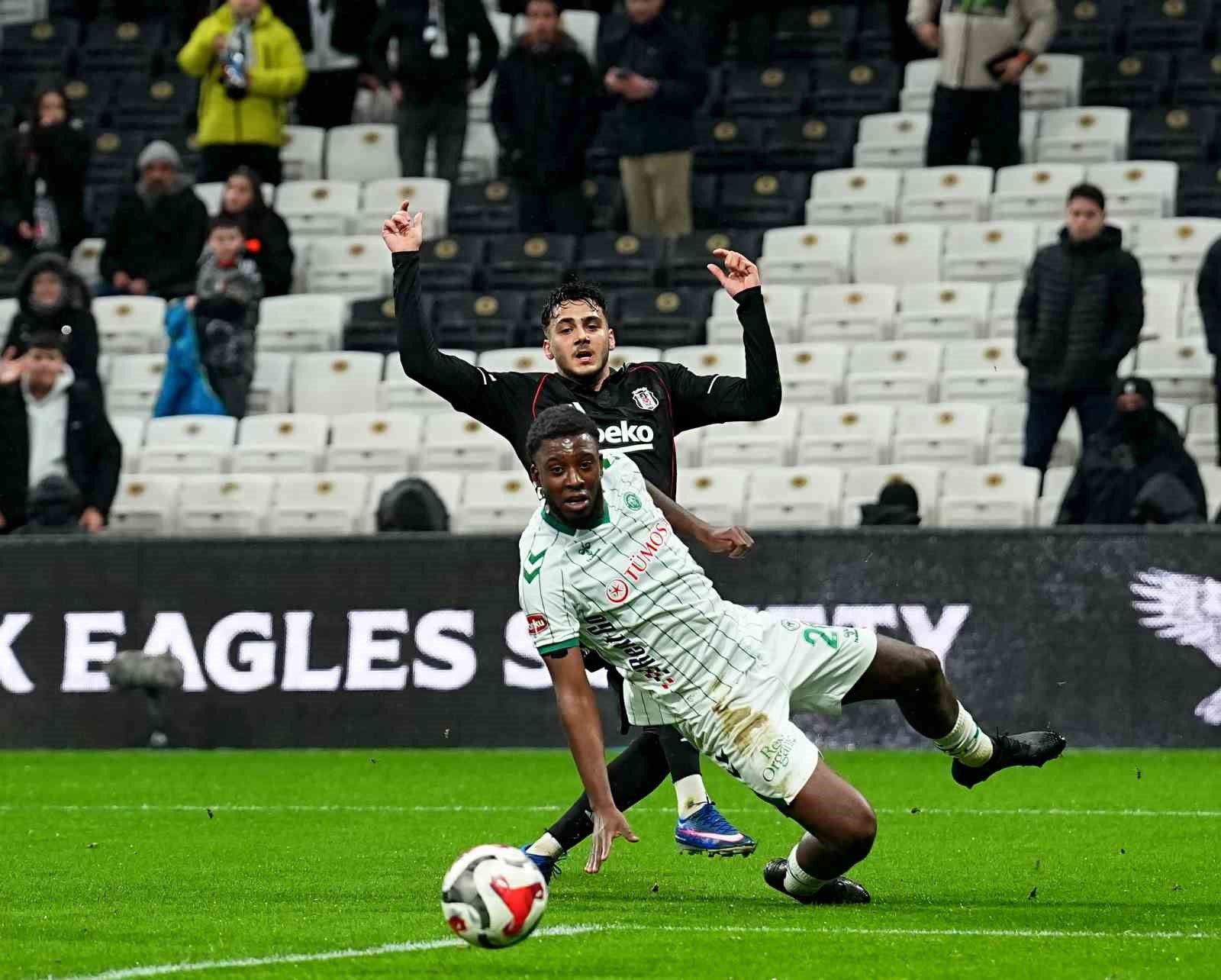 trendyol super lig besiktas 1 konyaspor 1 ilk yari 26