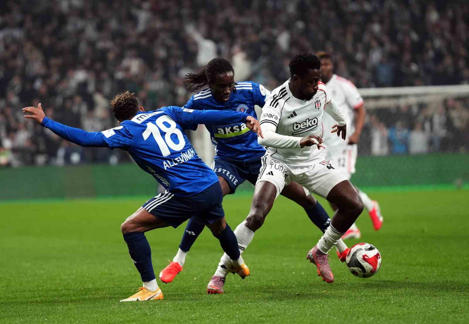 trendyol super lig besiktas 2 kasimpasa 0 ilk yari 1