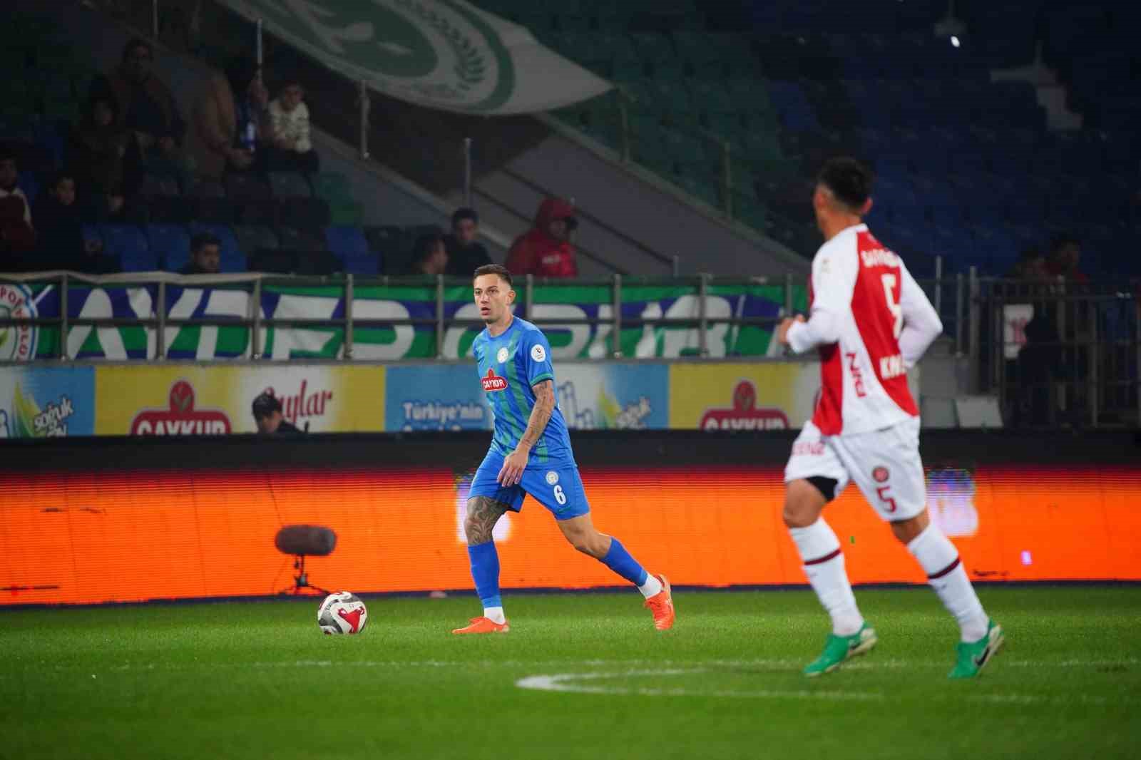 trendyol super lig caykur rizespor 0 fatih karagumruk 0 ilk yari 7