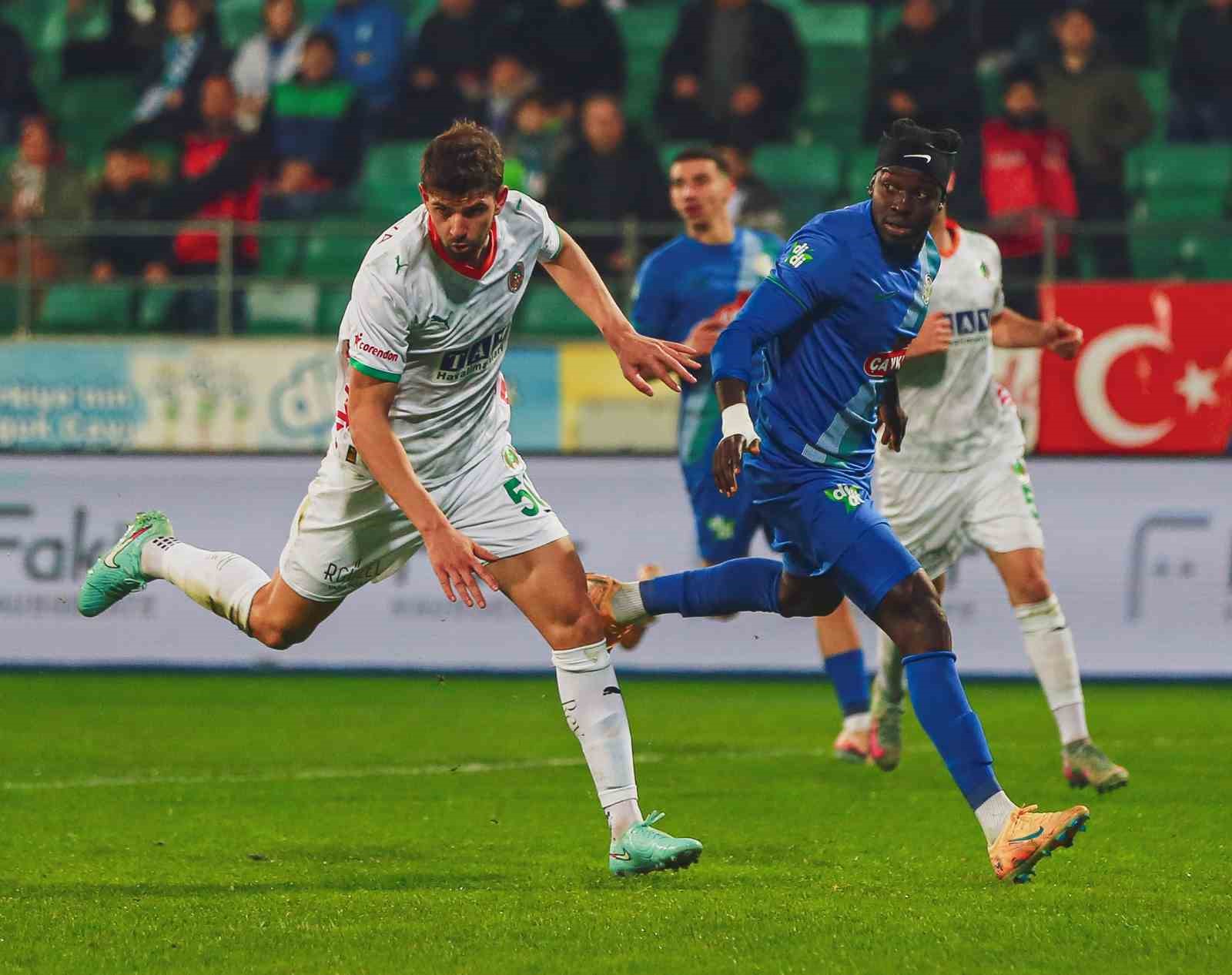 trendyol super lig caykur rizespor 1 corendon alanyaspor 1 mac sonucu 16