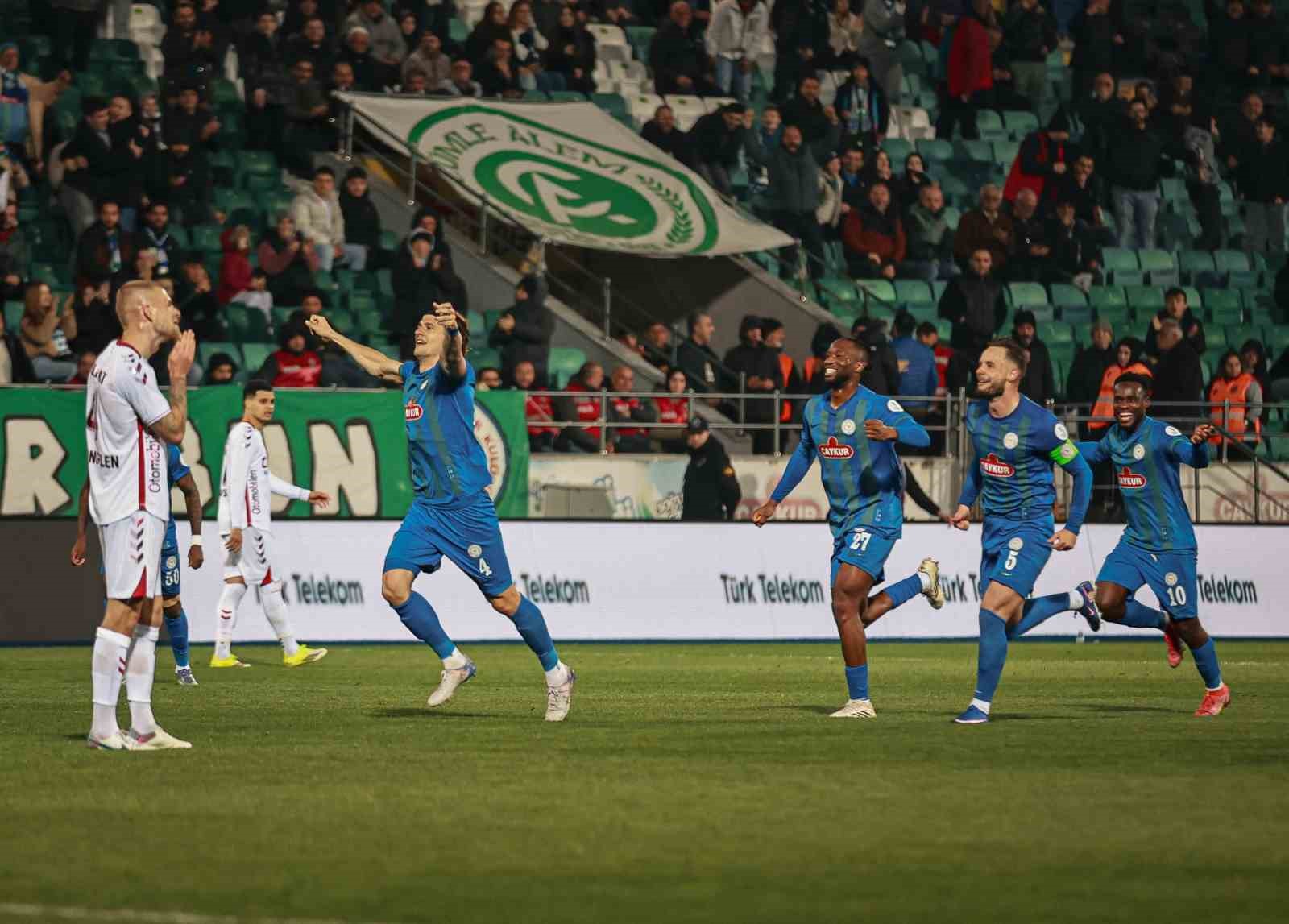 trendyol super lig caykur rizespor 3 samsunspor 0 ilk yari 14