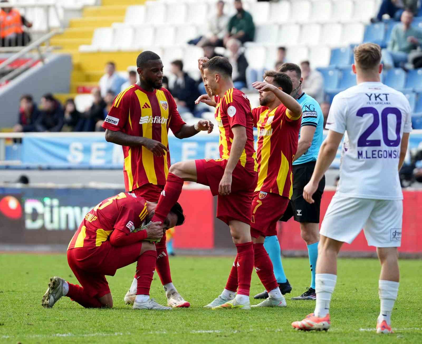 Trendyol Süper Lig: Eyüpspor: 1 - Kayserispor: 1 (Maç sonucu) 13 trendyol super lig eyupspor 1 kayserispor 1 mac sonucu 9