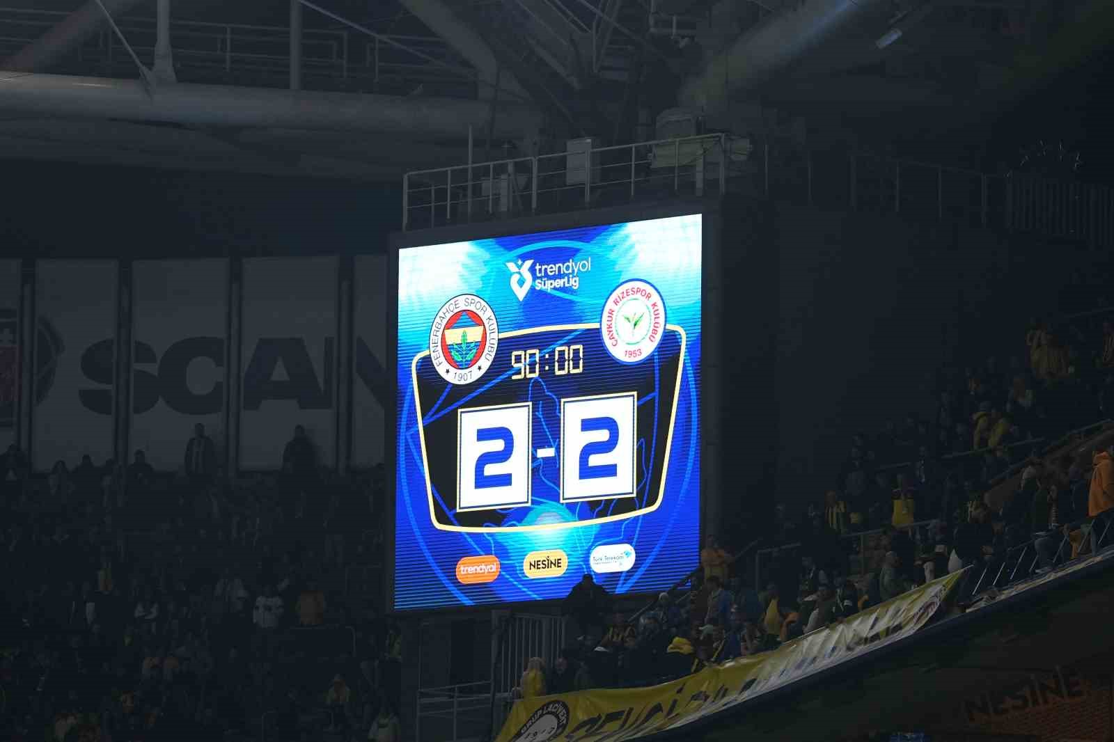 trendyol super lig fenerbahce 2 caykur rizespor 2 mac sonucu 52 ee7MXmfg