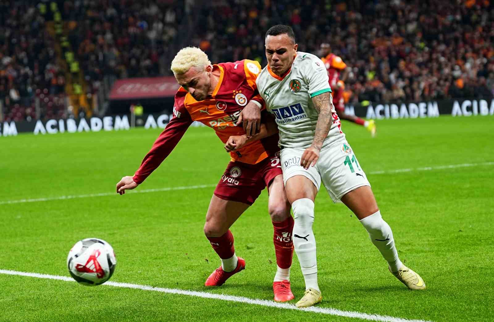 trendyol super lig galatasaray 1 corendon alanyaspor 0 ilk yari 12 LTretSaO