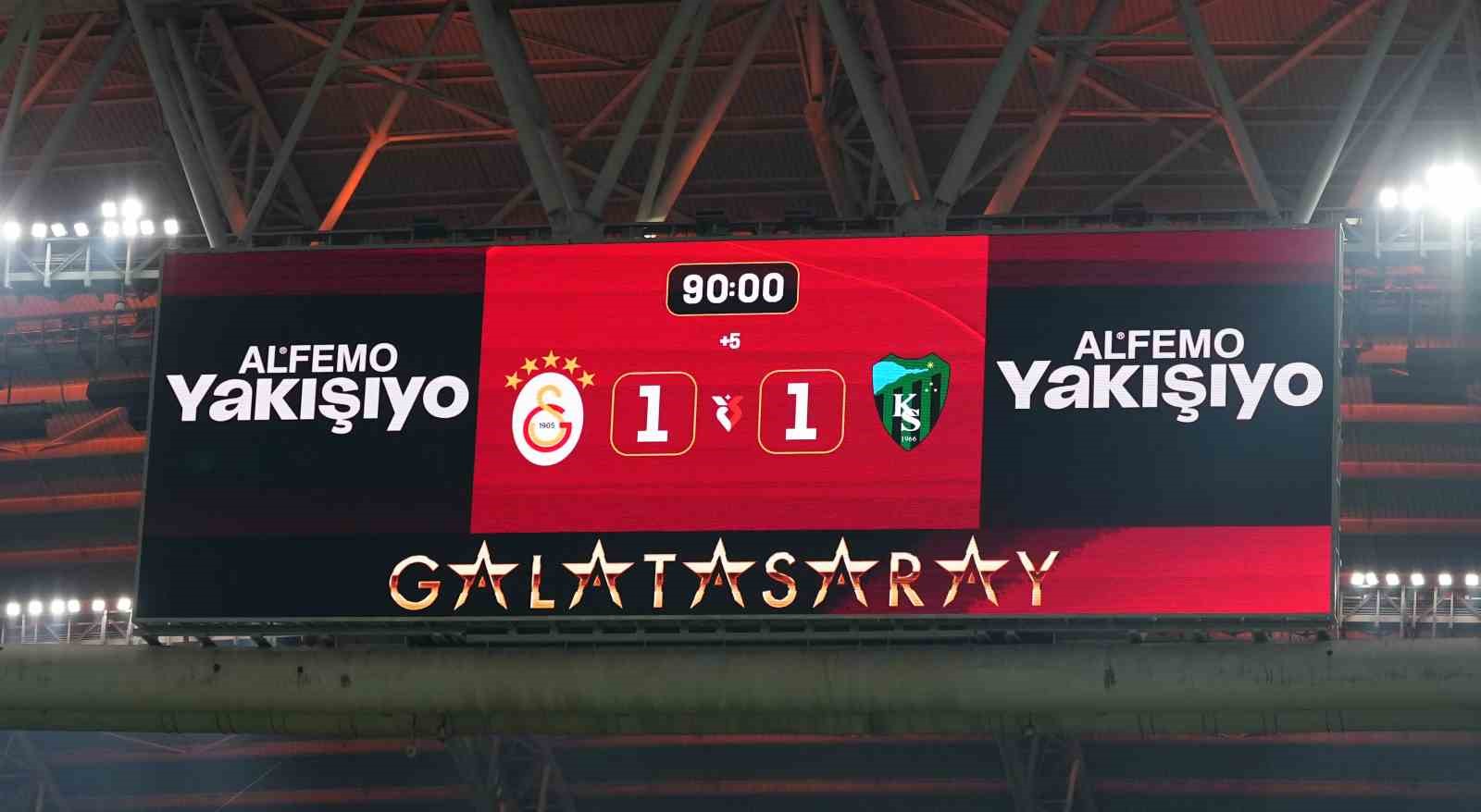 Trendyol Süper Lig: Galatasaray: 1 - Kocaelispor: 1 (Maç sonucu) 9 trendyol super lig galatasaray 1 kocaelispor 1 mac sonucu 5 Q4qIRO8B