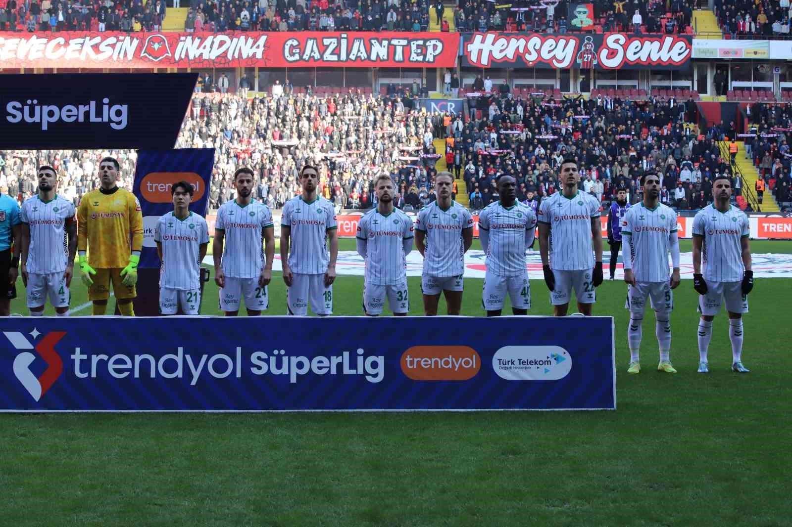Trendyol Süper Lig: Gaziantep FK: 1 - Konyaspor: 0 (İlk yarı) 21 trendyol super lig gaziantep fk 1 konyaspor 0 ilk yari 17 vKdtvvPg