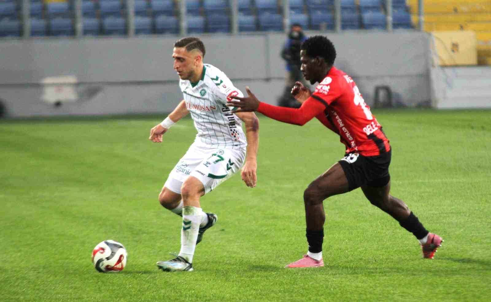 Trendyol Süper Lig: Gençlerbirliği: 1 - Konyaspor: 1 (İlk yarı) 5 trendyol super lig genclerbirligi 1 konyaspor 1 ilk yari 1 WJXVm3S6