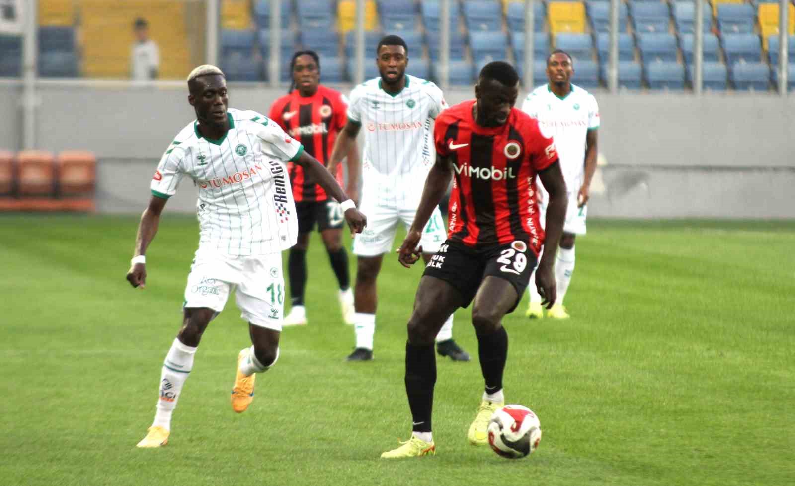 Trendyol Süper Lig: Gençlerbirliği: 1 - Konyaspor: 1 (İlk yarı) 8 trendyol super lig genclerbirligi 1 konyaspor 1 ilk yari 4 fWSlQw6S