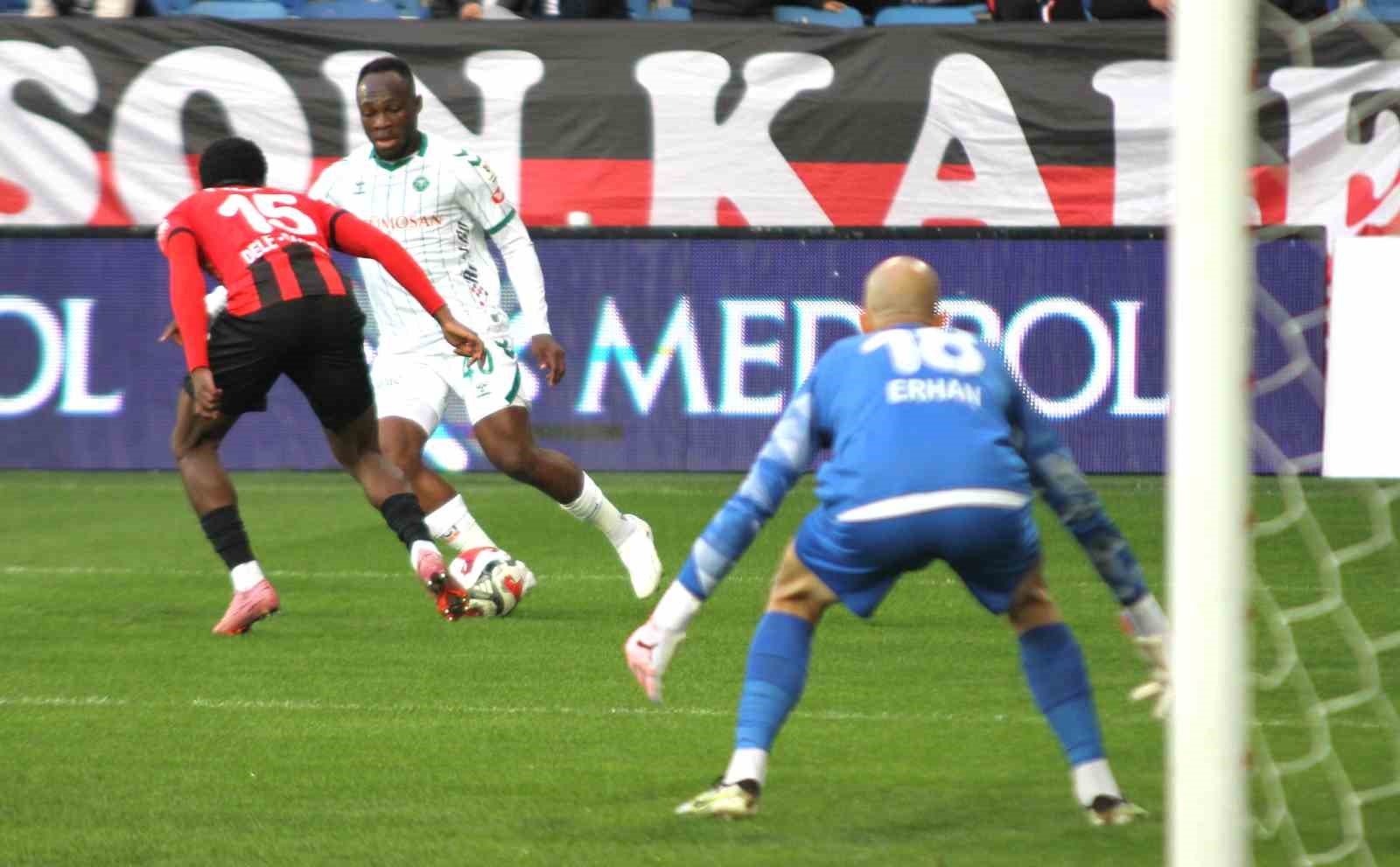 Trendyol Süper Lig: Gençlerbirliği: 1 - Konyaspor: 1 (İlk yarı) 9 trendyol super lig genclerbirligi 1 konyaspor 1 ilk yari 5 zA3SD5pV
