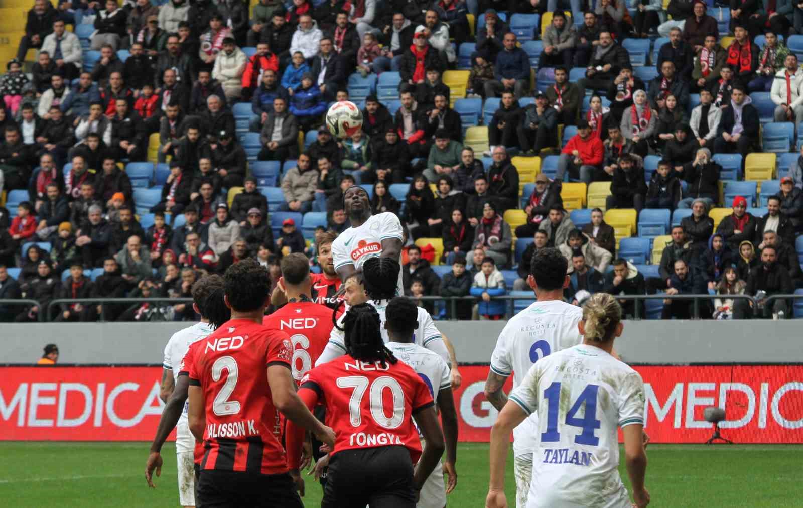 trendyol super lig genclerbirligi 2 caykur rizespor 0 ilk yari 6