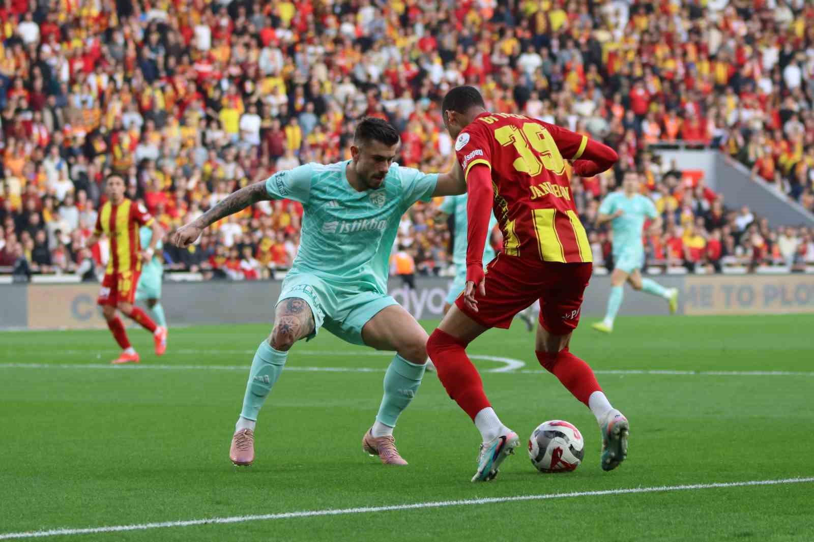 trendyol super lig goztepe 0 kayserispor 0 ilk yari 12
