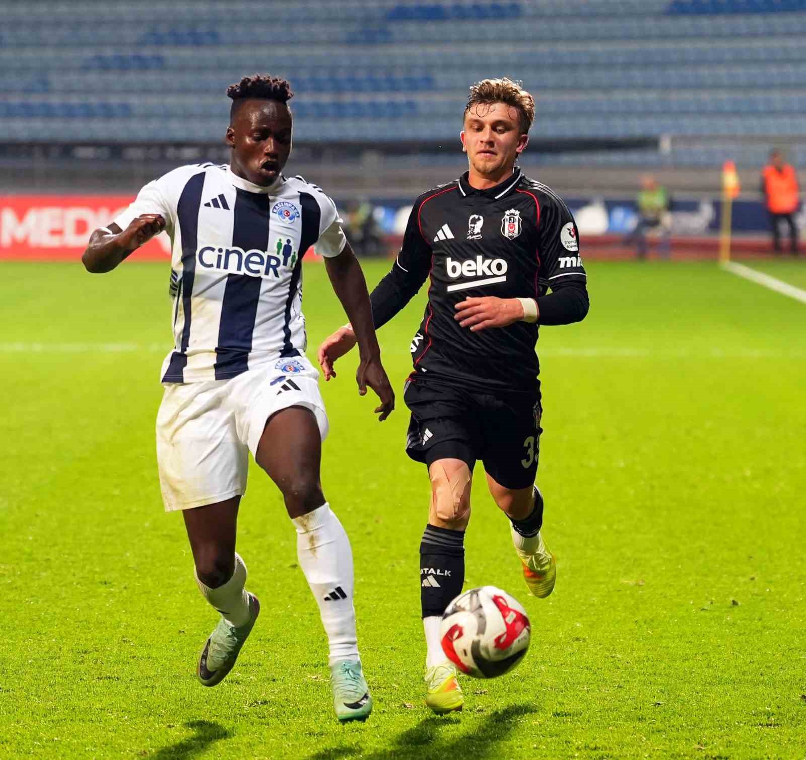 trendyol super lig kasimpasa 1 besiktas 1 mac sonucu 12