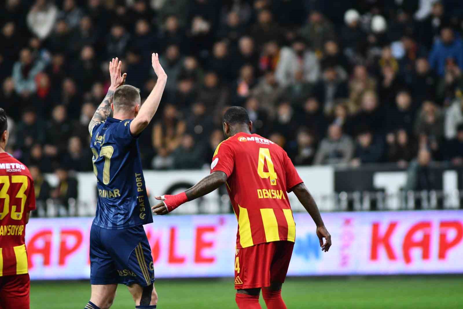Trendyol Süper Lig: Kayserispor: 0 - Fenerbahçe: 1 (İlk yarı) 6 trendyol super lig kayserispor 0 fenerbahce 1 ilk yari 2 lLREPTJl