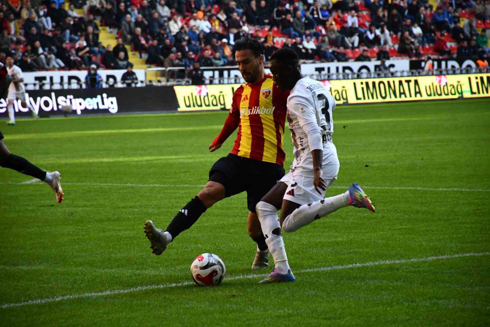 trendyol super lig kayserispor 0 gaziantep fk 2 ilk yari 7