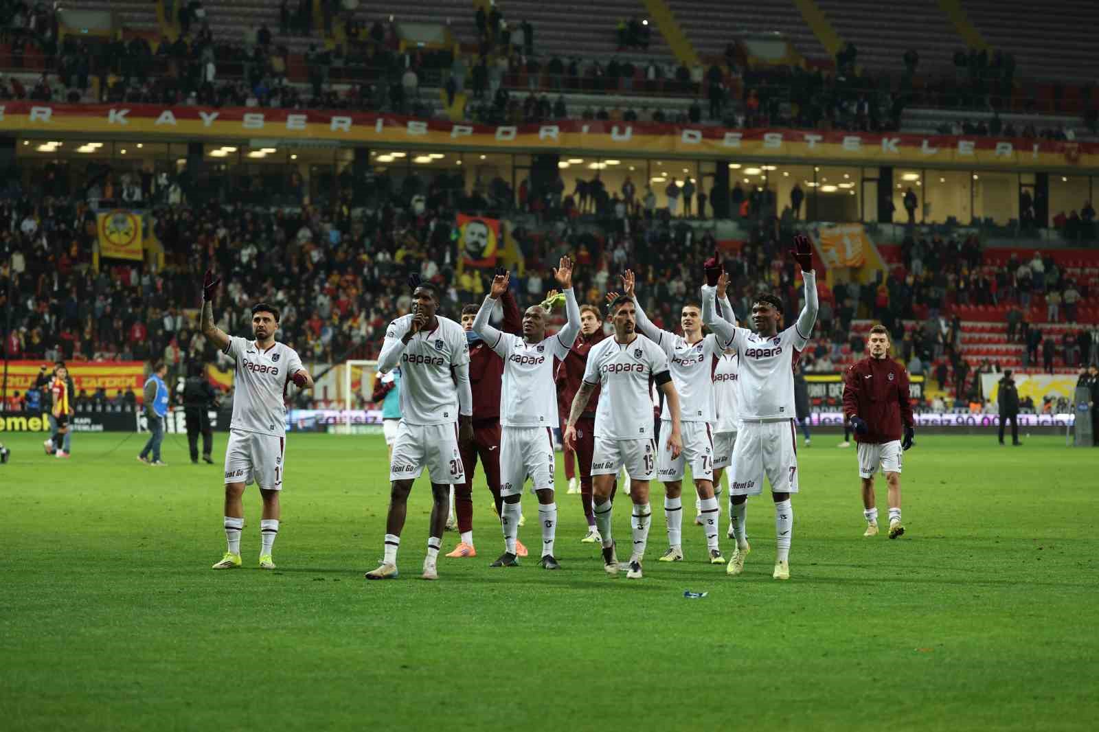 Trendyol Süper Lig: Kayserispor: 1 - Trabzonspor: 3 (Maç sonucu) 36 trendyol super lig kayserispor 1 trabzonspor 3 mac sonucu 32 NKLCpIQS