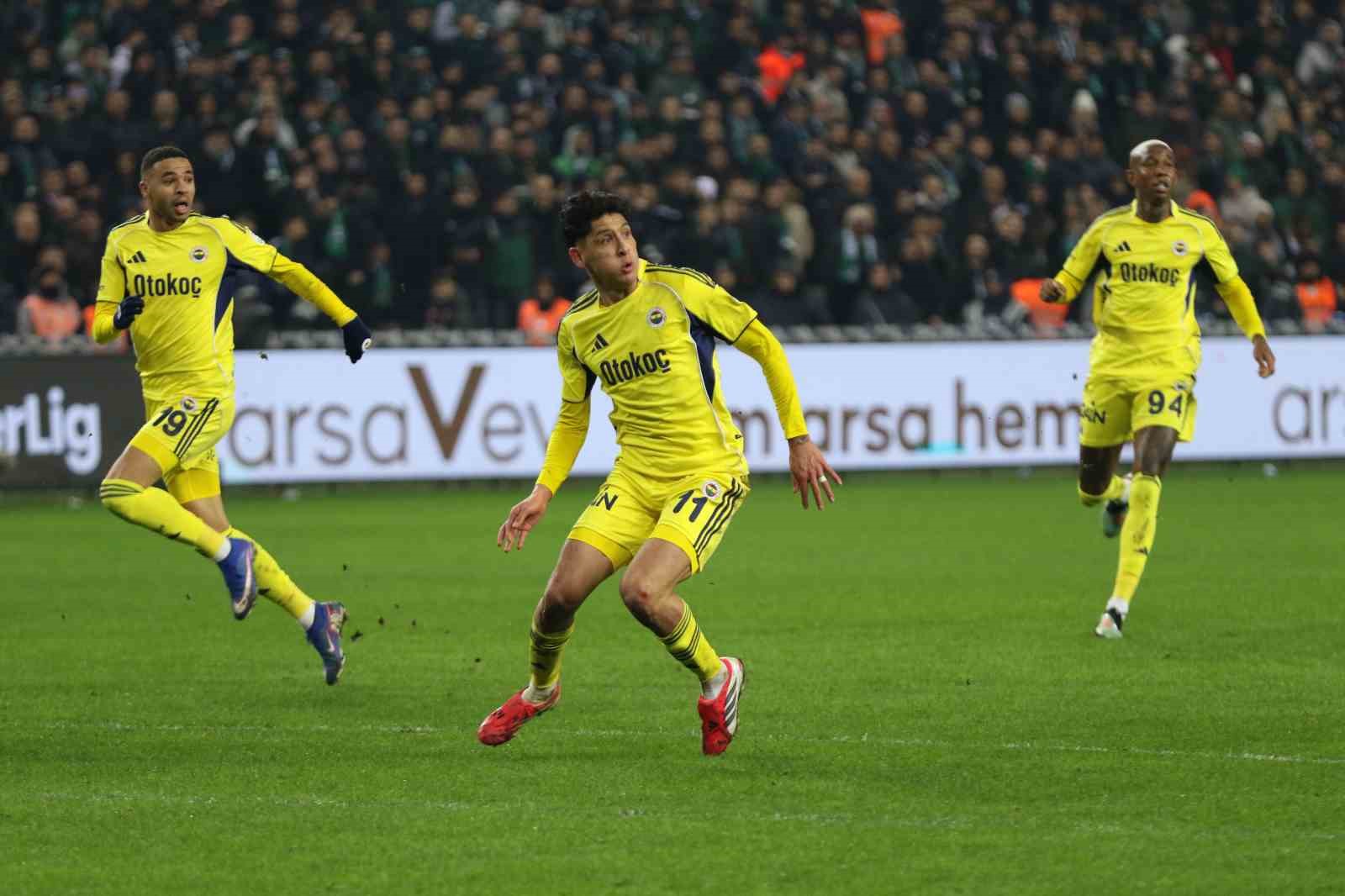 trendyol super lig kocaelispor 0 fenerbahce 1 ilk yari 10