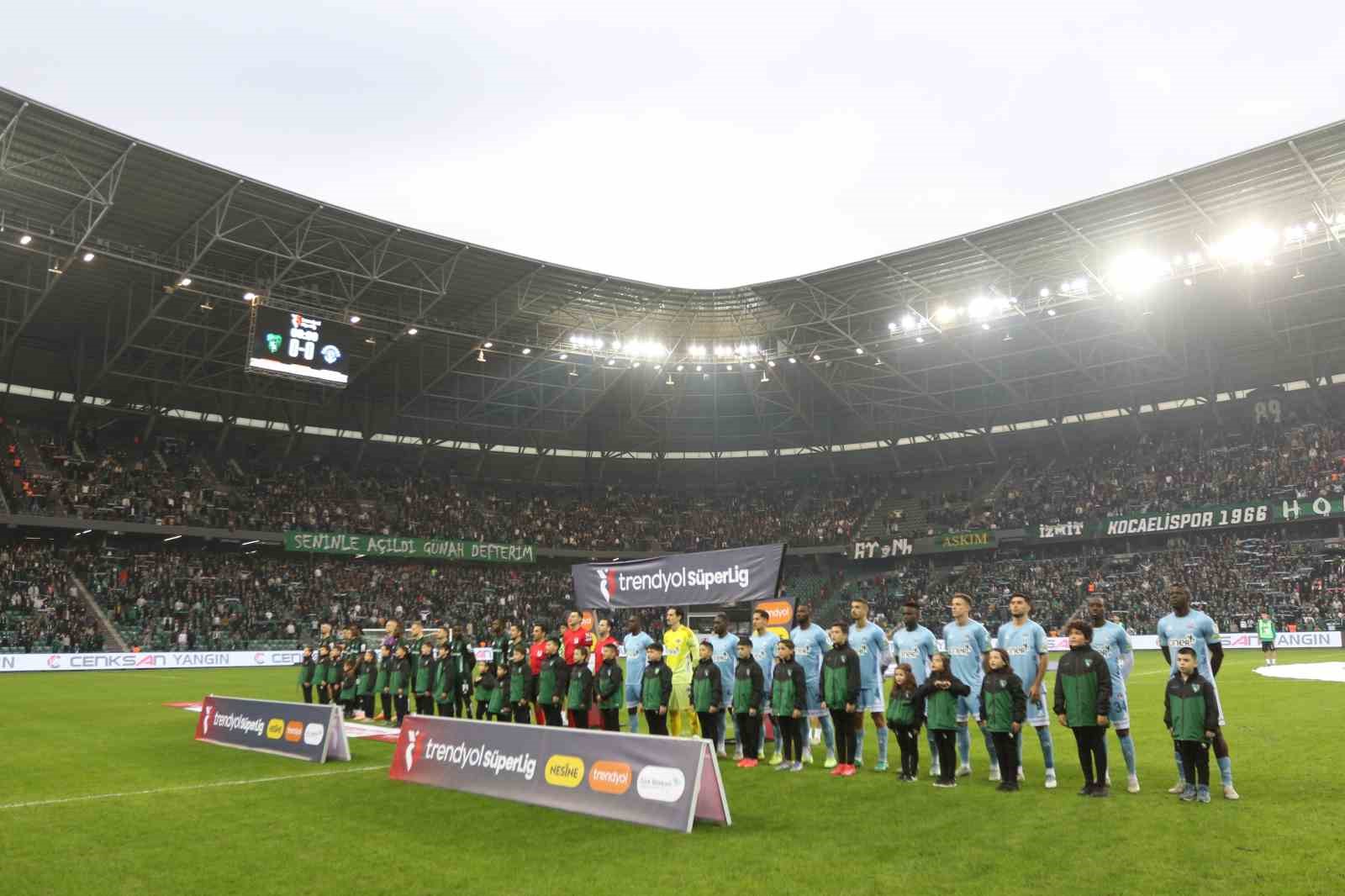 trendyol super lig kocaelispor 0 kasimpasa 0 ilk yari 14