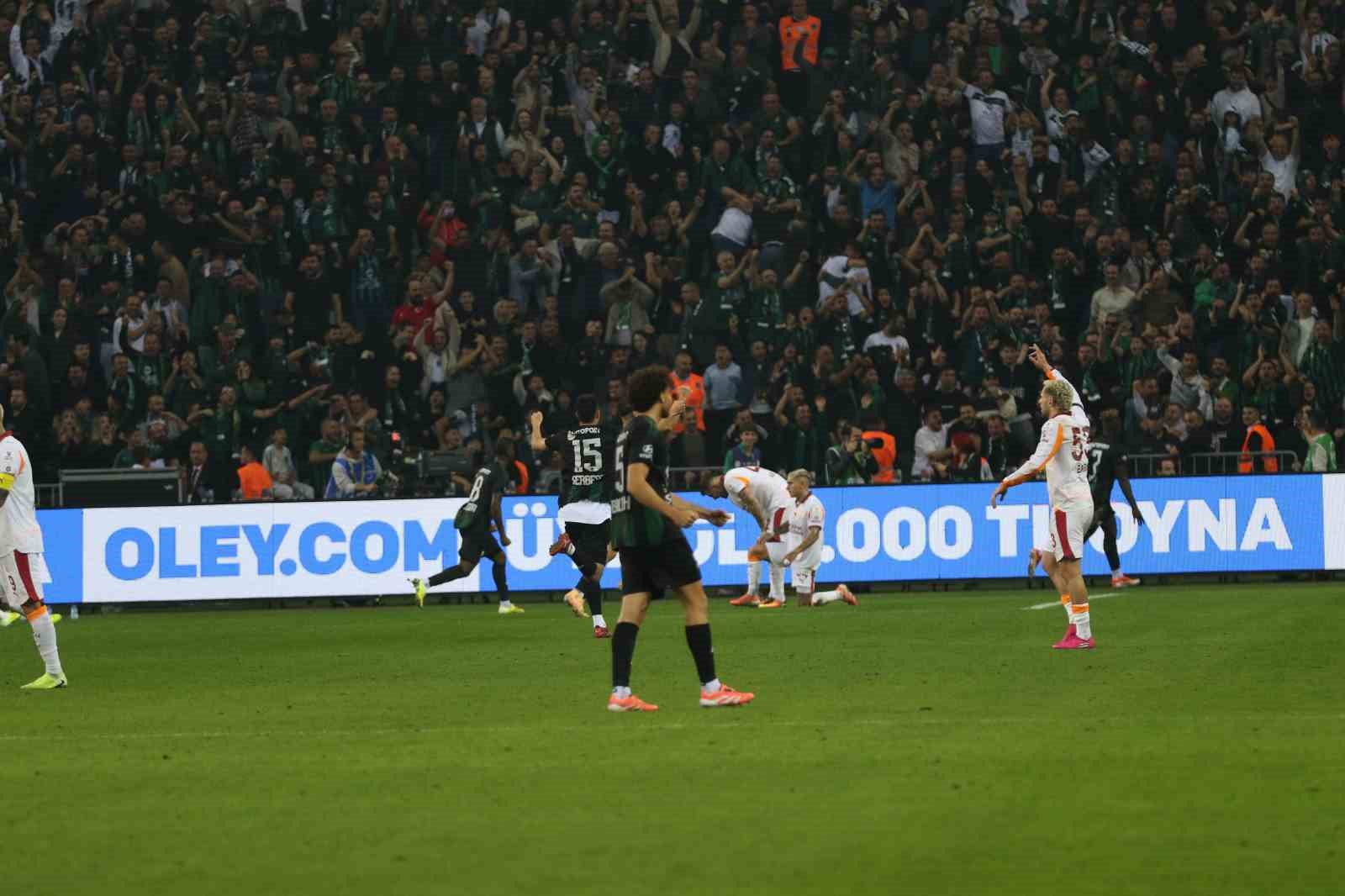 trendyol super lig kocaelispor 1 galatasaray 0 ilk yari 23
