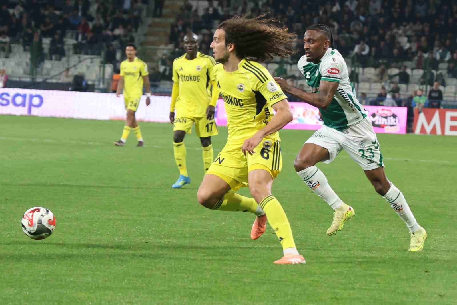 trendyol super lig konyaspor 0 fenerbahce 1 ilk yari 4