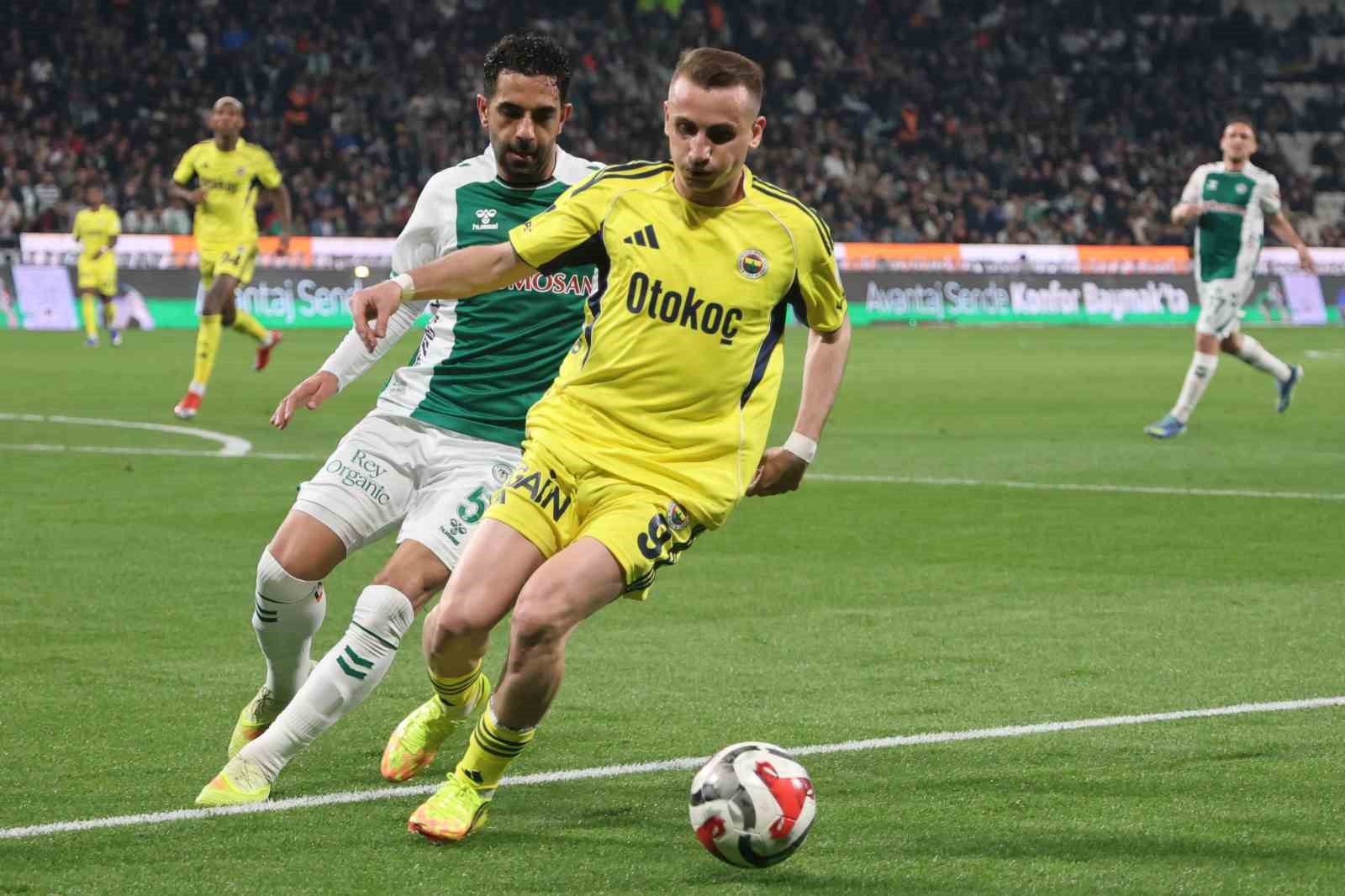 trendyol super lig konyaspor 0 fenerbahce 1 ilk yari 7