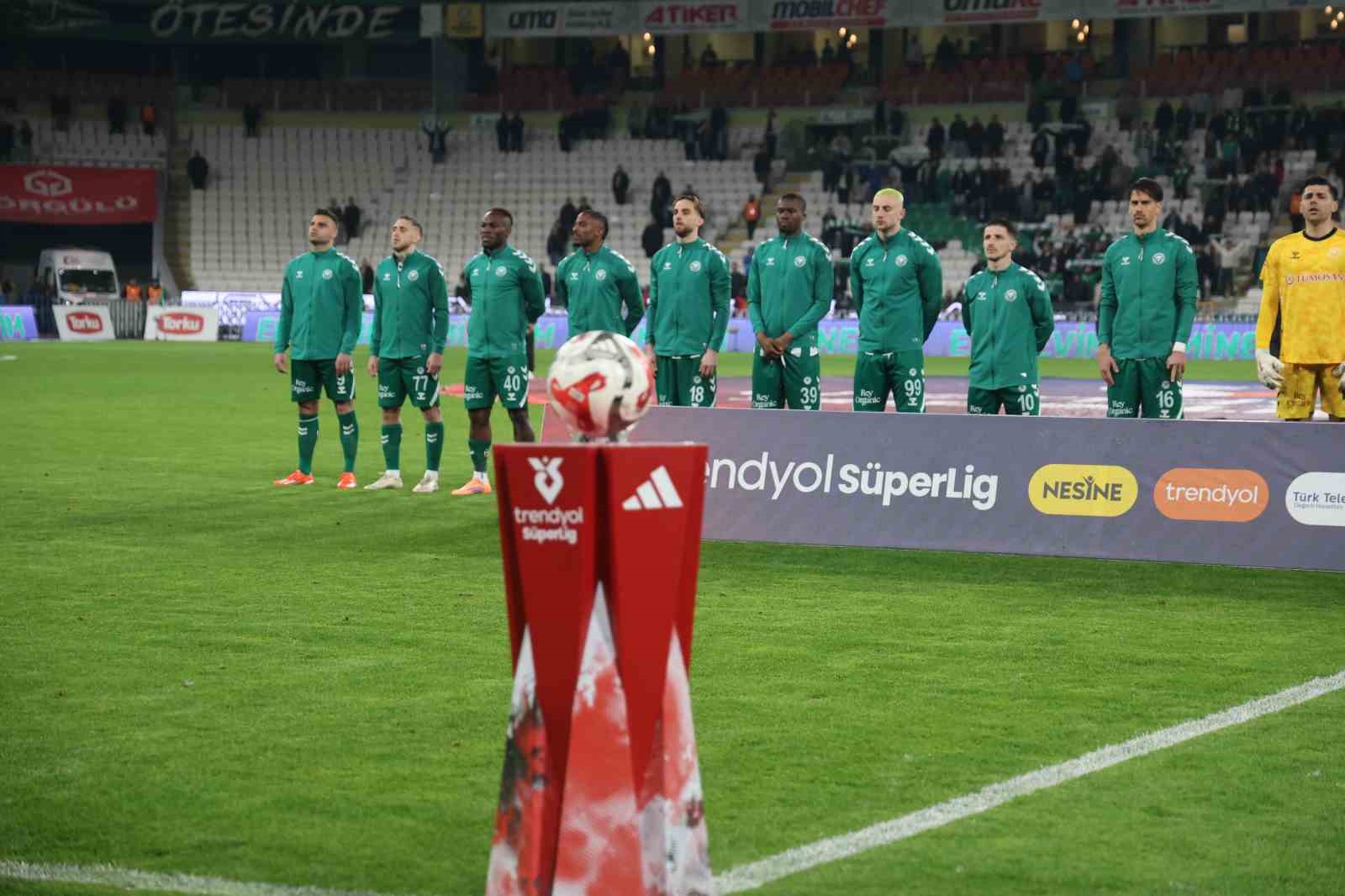 trendyol super lig konyaspor 0 genclerbirligi 0 ilk yari 2