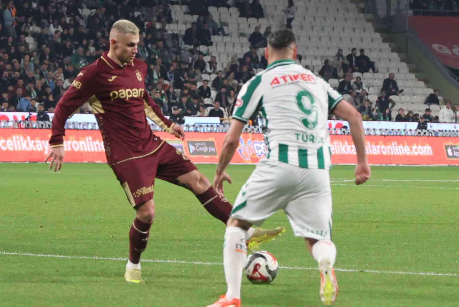 Trendyol Süper Lig: Konyaspor: 2 - Trabzonspor: 0 (İlk yarı) 7 trendyol super lig konyaspor 2 trabzonspor 0 ilk yari 3 4tSrJlLM