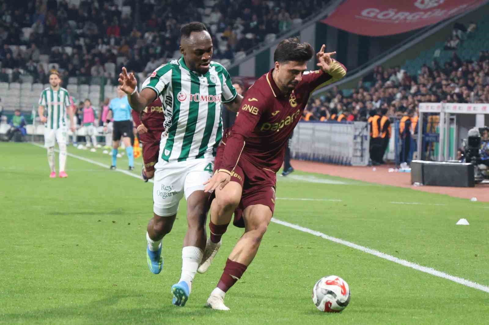 Trendyol Süper Lig: Konyaspor: 2 - Trabzonspor: 1 (Maç sonucu) 9 trendyol super lig konyaspor 2 trabzonspor 1 mac sonucu 5 yOlJsuDV