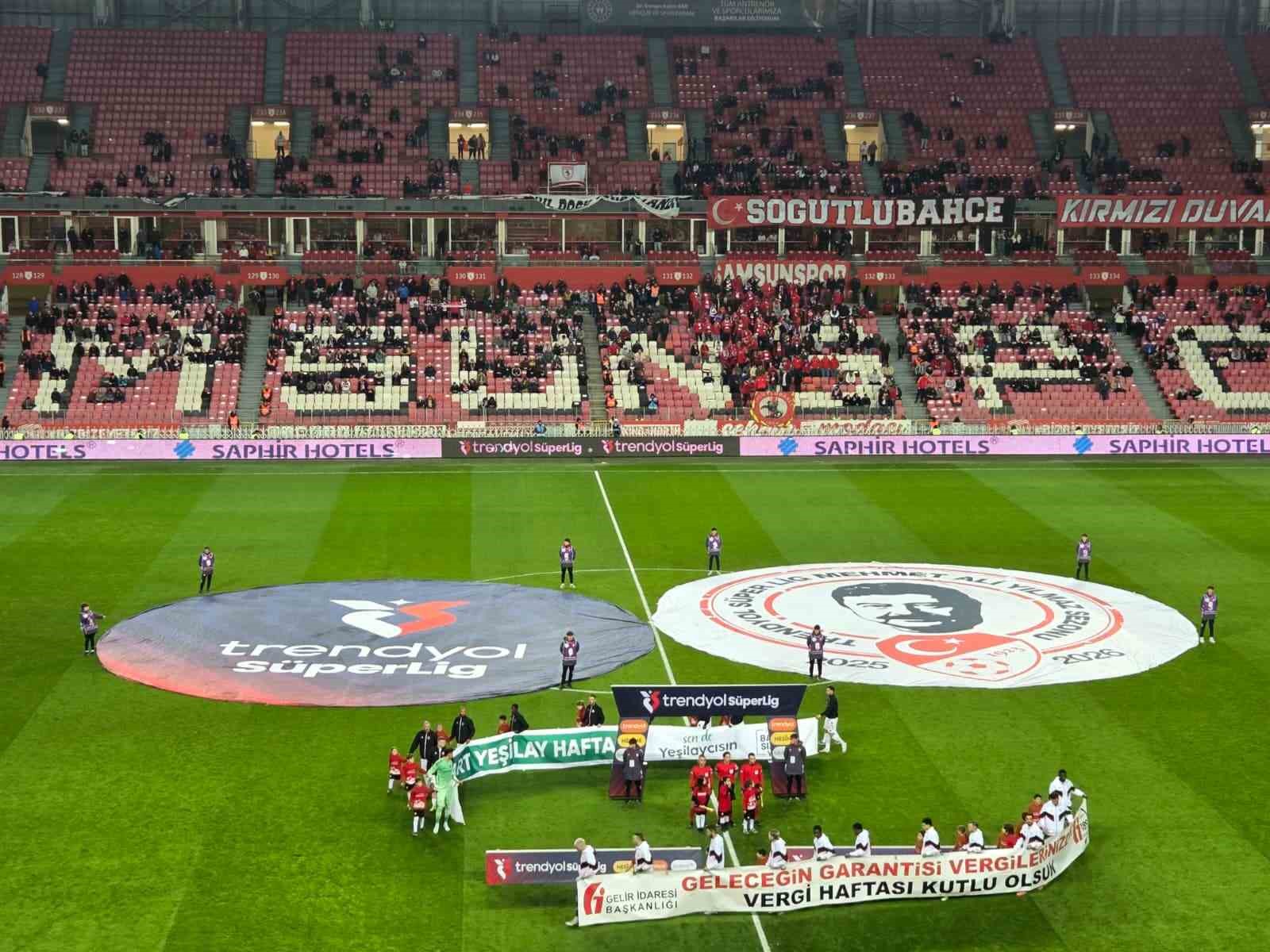Trendyol Süper Lig: Samsunspor: 0 - Gaziantep FK: 0 (Maç devam ediyor) 6 trendyol super lig samsunspor 0 gaziantep fk 0 mac devam ediyor 2 3O8KEOYL