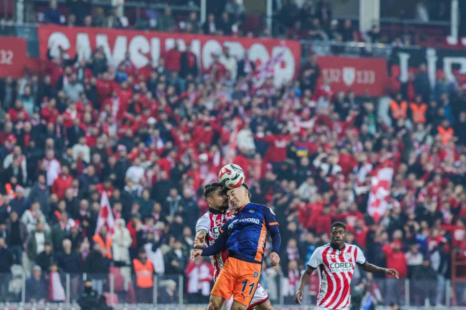 trendyol super lig samsunspor 0 rams basaksehir 0 ilk yari 9 qr4hrke7