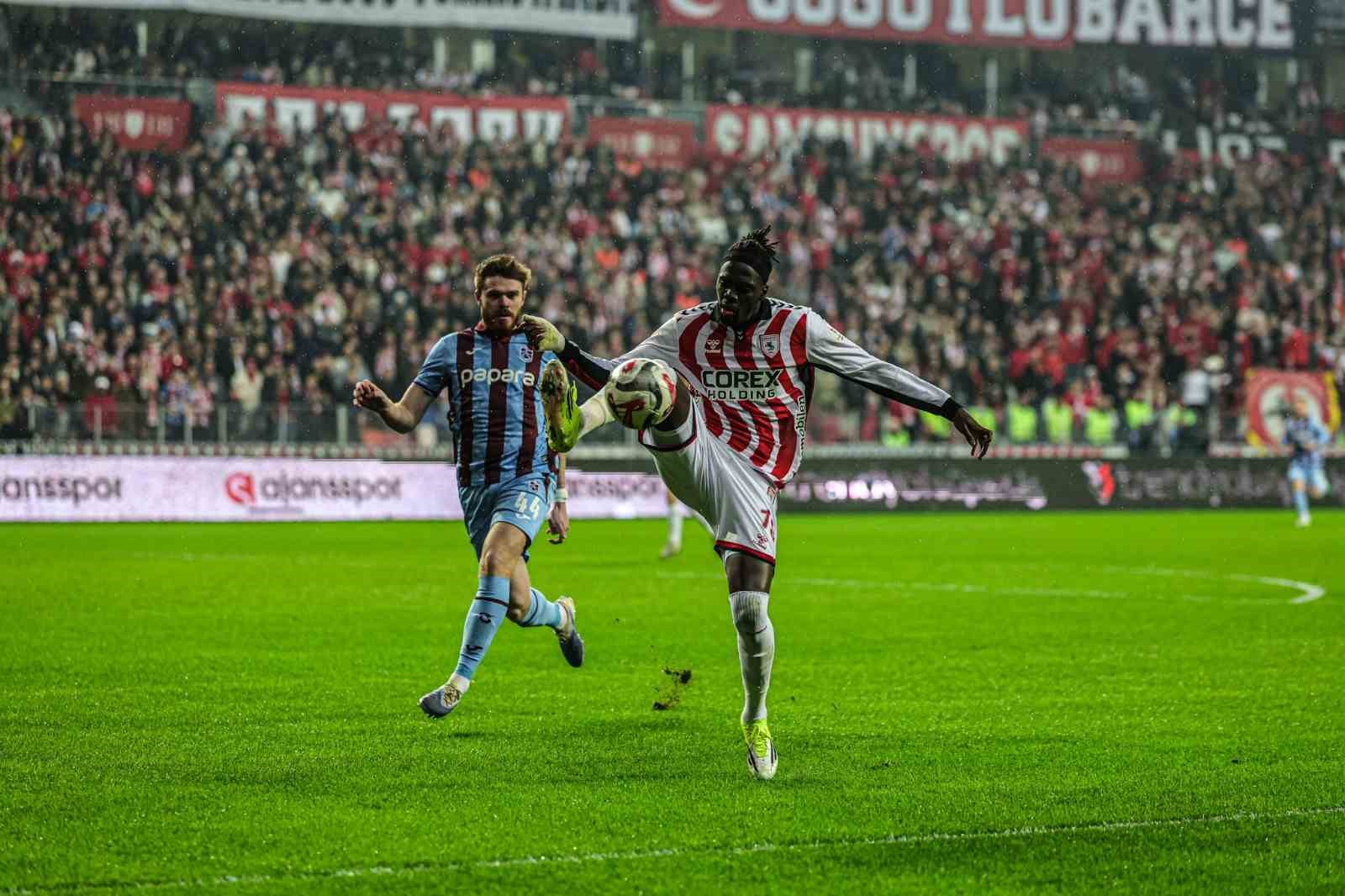 trendyol super lig samsunspor 0 trabzonspor 1 ilk yari 3