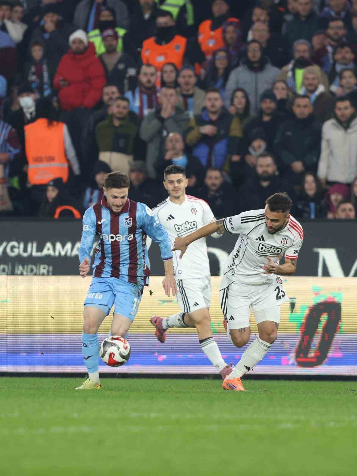 Trendyol Süper Lig: Trabzonspor: 1 - Beşiktaş: 3 (İlk yarı) 6 trendyol super lig trabzonspor 1 besiktas 3 ilk yari 2 2QCyNSZd