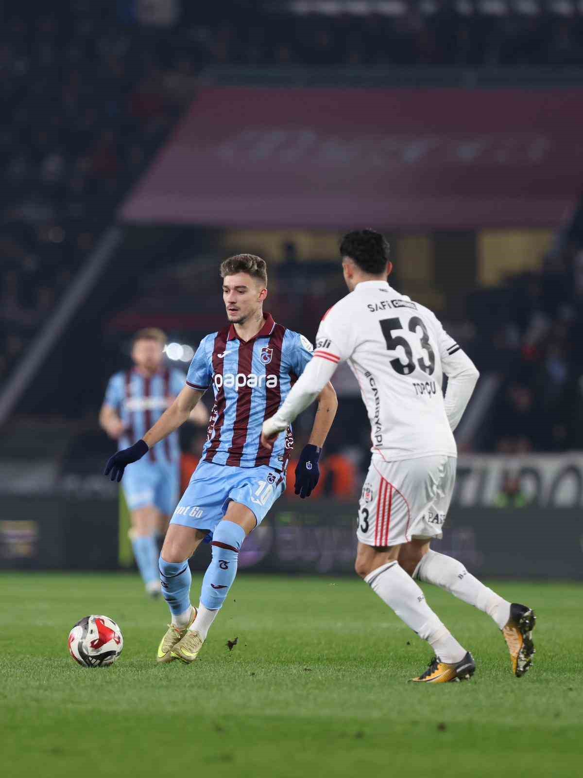 Trendyol Süper Lig: Trabzonspor: 1 - Beşiktaş: 3 (İlk yarı) 8 trendyol super lig trabzonspor 1 besiktas 3 ilk yari 4 vr85P1IA