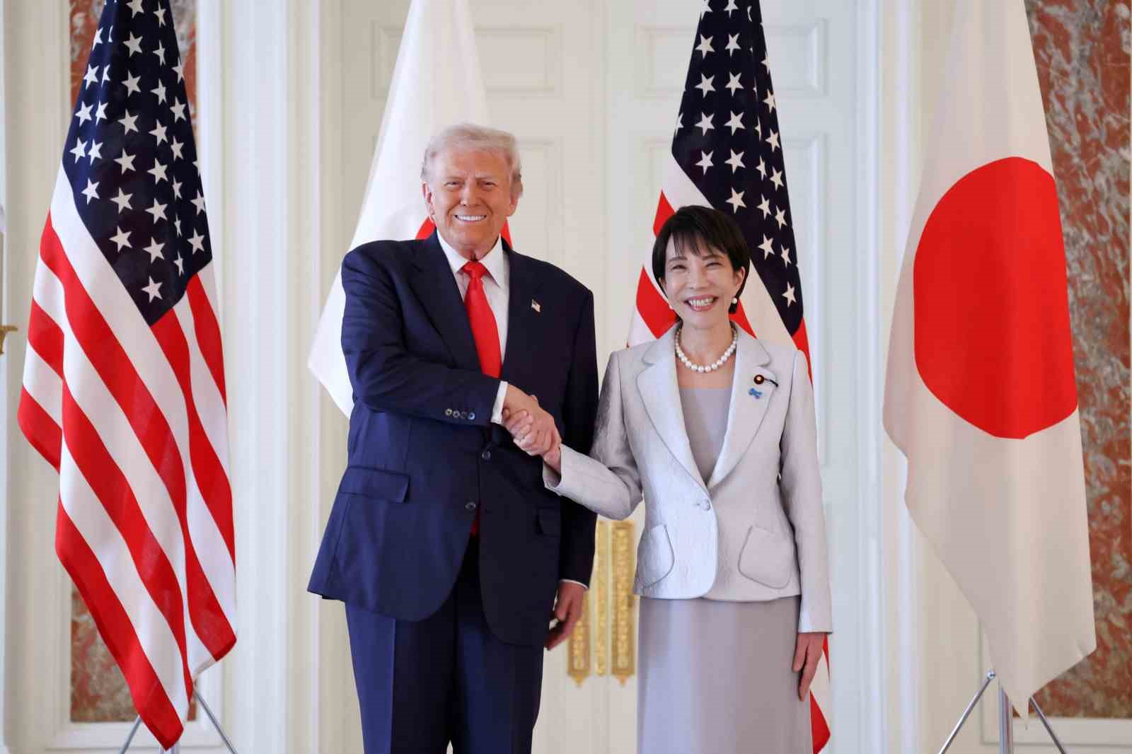 trump 19 martta japonya basbakani takaichiyi beyaz sarayda agirlayacak 0 Nw88T46V
