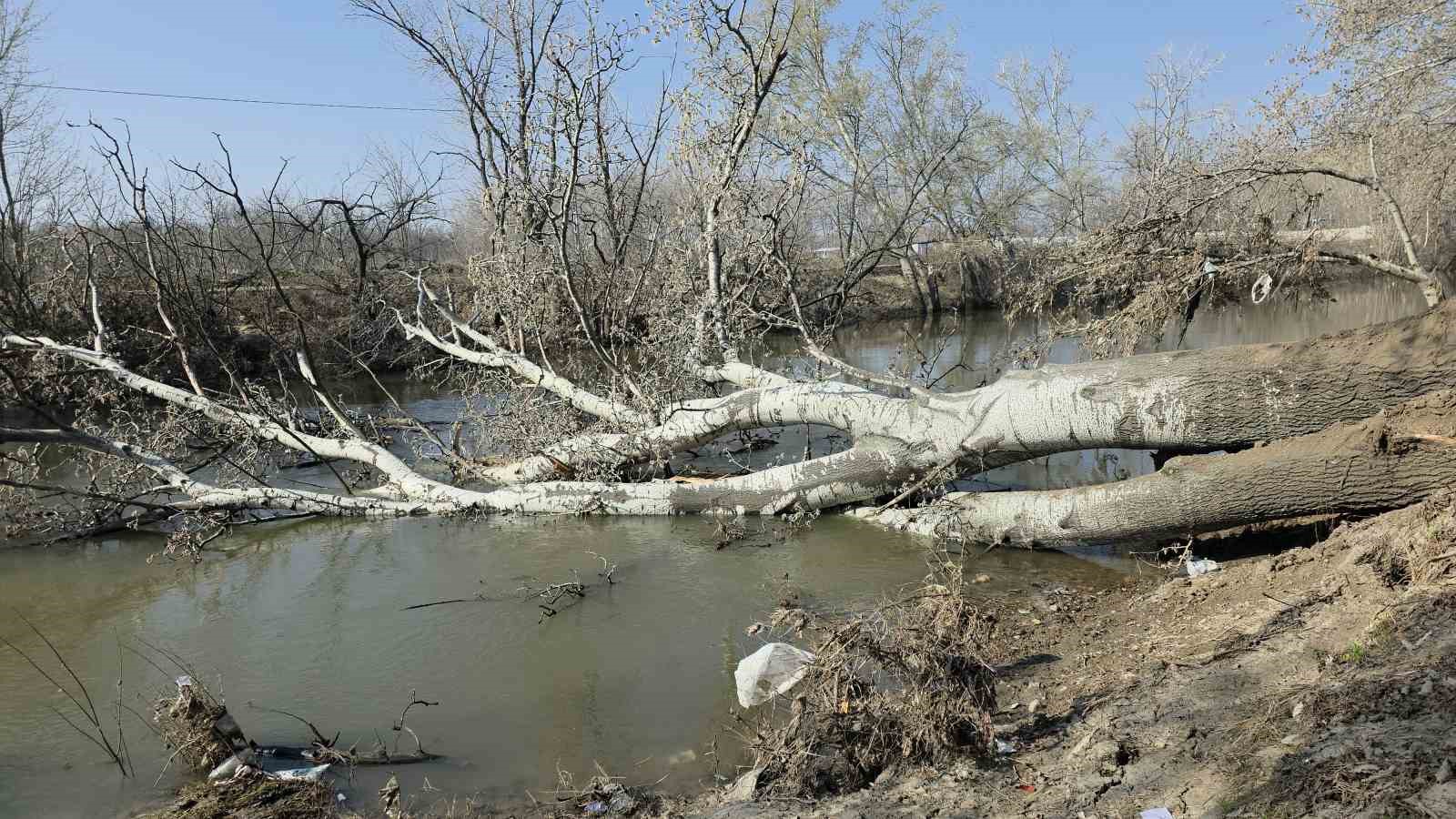 tunca nehri kiyisinda toprak kaymasi 9 yil sonra gelen taskinlar zemini etkiledi 5