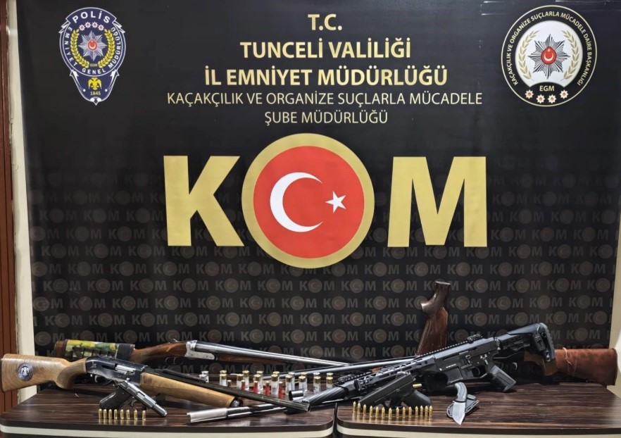 tuncelide ruhsatsiz silah operasyonu 6 supheli yakalandi 0