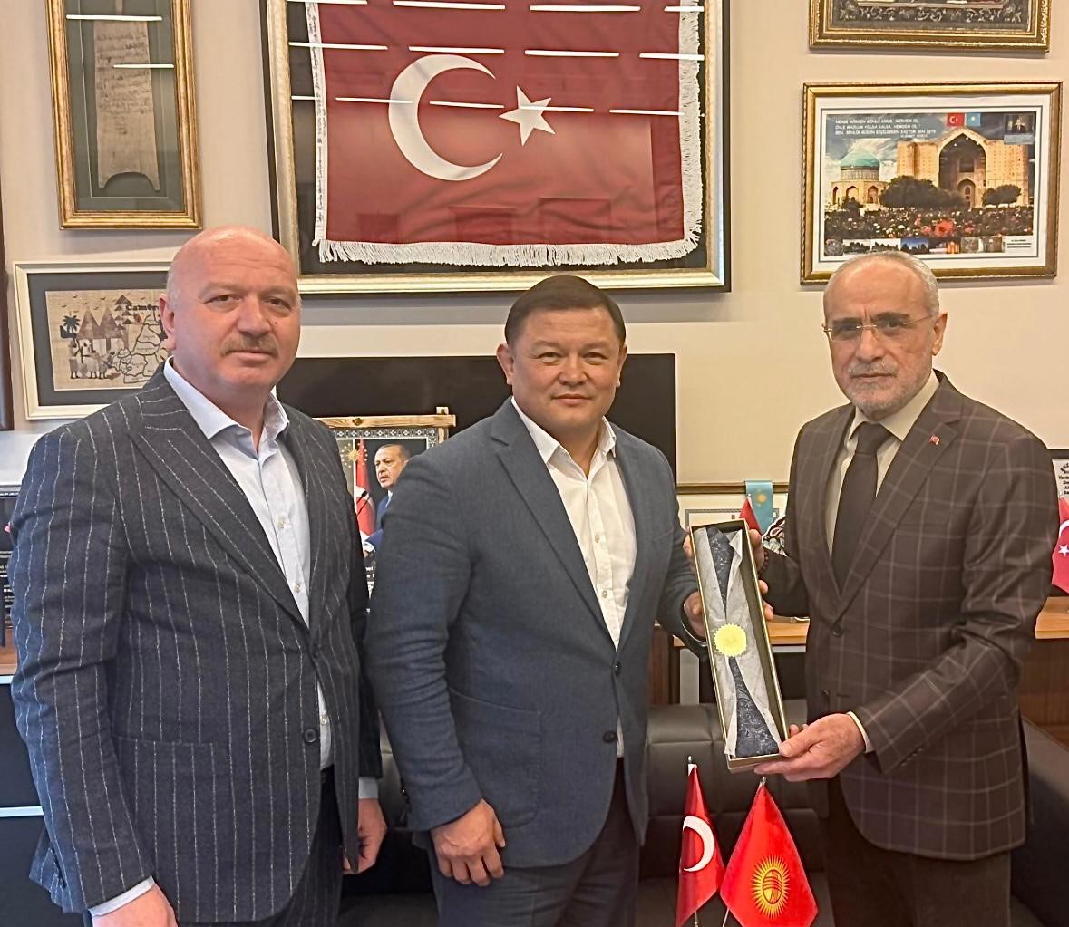 turkiye ile kirgizistan arasinda siyasi ekonomik ve diplomatik iliskiler gorusmesi 0
