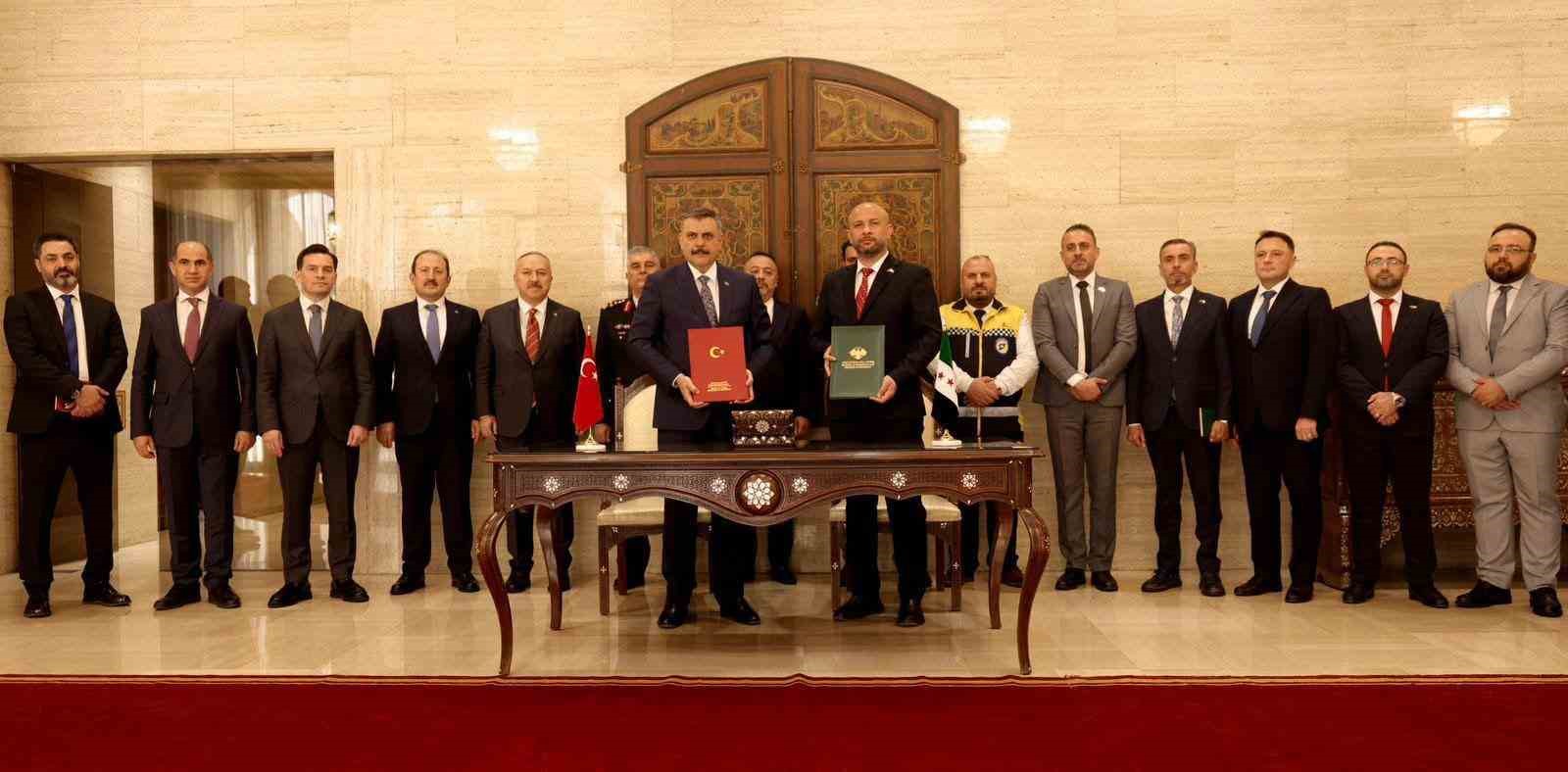 turkiye ve suriye arasinda afet ve acil durum alaninda mutabakat zapti imzalandi 2 TueLeePD