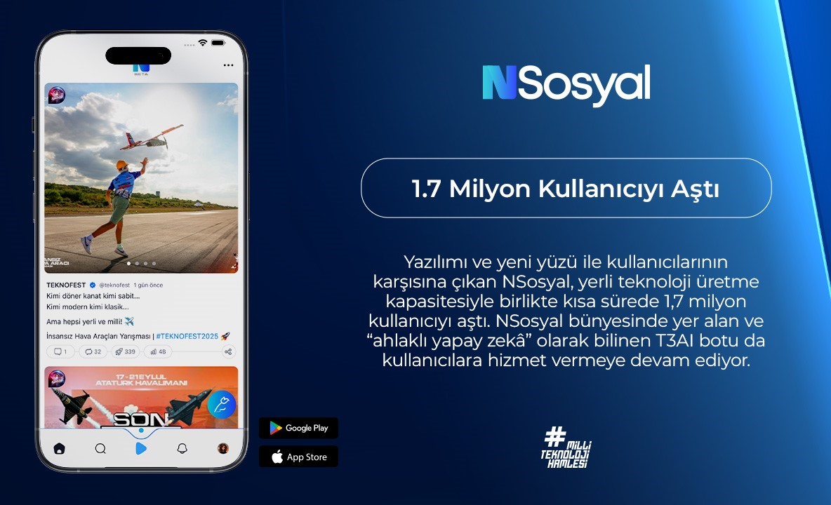 turkiyenin yeni nesil sosyal medya platformu nsosyal 17 milyon kullaniciyi asti 2 D71yksQK