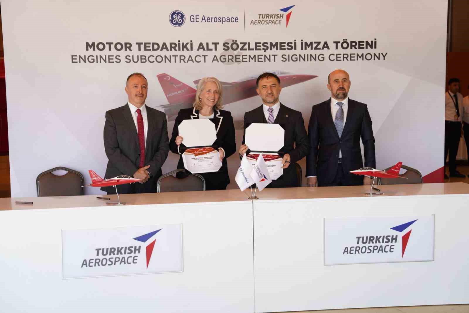 tusas ile ge aerospace hurjet icin motor tedarik sozlesmesi imzaladi 2